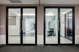 Modern Aluminium Doors with Strong Impact Resistance